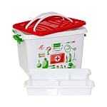 Аптечка " Милих " 220*310*200мм пластиковая, без наполнения