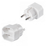 Двойник сетевой " Buro " 2 розетки, 16А, без заземления, белый, пакет