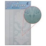 Флэш тату 15*25см Орнамент и цветы, индивидуальная упаковка, европодвес