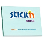 Блок самоклеящийся (стикеры) 76*101мм 100л пастель, голубой " Hopax "