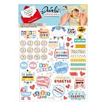 Набор наклеек " Мир поздравлений " 778 Добавь креатива - Наш малыш, 330*233мм, глянцевый уф-лак, пвх