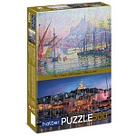Пазлы " Hatber " 500элементов Premium Поль Синьяк. Вид на порт Марселя 33*48см, картонная упаковка
