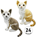 Мягкая игрушка " KWELT " Кот, 24см, ассорти (без возможности выбора цвета и дизайна)