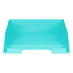 Лоток для бумаг горизонтальный пластиковый " Стамм " Фаворит, мятный