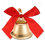 Колокольчик " Хорошо " 612 Выпускник с маленьким бантом, 100*100мм