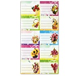 Наклейка на тетрадь 14,5*21см " Корзинка с цветами "