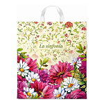 Пакет ПЭ " Интерпак " с петлевой ручкой ПНД, 38*42см 40мкм Симфония