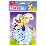 Мозаика увлекательная " Lori " Слоненок, А5, пакет, европодвес