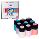 Набор красок по ткани " Decola "  9*20мл Акрил Пастель