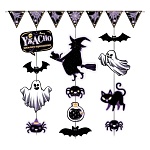 Гирлянда " Открытая планета " 946 С Для страшно веселой вечеринки длина 1м, 19 элементов + лента, без отделки