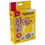 Выращивание кристаллов " Lori " Стикерняшки. Попкорновое настроение, жёлтый кристалл, в наборе:химический состав с красителем, поддон для выращивания, картонная основа, декоративный картонный элемент, 4 стикера, инструкция