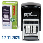 Датер-мини " Trodat " 20*4мм пластиковый, месяц цифрами, высота шрифта 3,8мм