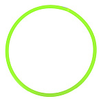 Обруч " Совтехстром " d=80см, салатный, облегченный, пластик