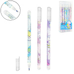 Ручка пиши-стирай " KWELT " Dream planet, гелевая 0,38мм синяя, с силиконовым ластиком, ассорти 3 дизайна, пластиковая упаковка