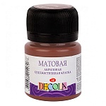 Краска акриловая " Decola " 20мл матовая коричневая светлая