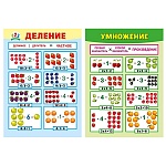 Плакат " Мир поздравлений " 410 А4 Умножение/деление, двусторонний, без отделки