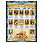 Плакат " Империя поздравлений " 941 А2 Великие зарубежные композиторы