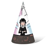 Набор колпаков " Веселуха " Венсдей 11*16см, в наборе 6шт