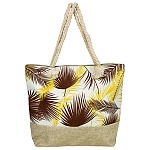 Сумка пляжная " Миленд " Тропические листья, 45*38см