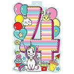 Плакат фигурный " Мир открыток " 0-25 А3 4 года Единорог