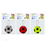 Светоотражающий брелок " Mazari " Футбол, фигурный, европодвес