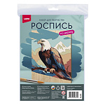 Роспись по дереву " Lori " Картина. Горный орел, в наборе: деревянная заготовка, краски, кисть, картонная упаковка