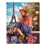 Картина по номерам " Lori " 40*50см Ароматы Франции, состав набора: холст с контуром на подрамнике, краски, 3 кисти, вспомогательный лист, акриловый лак, крепления, инструкция, картонная упаковка, европодвес
