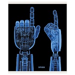 Тетрадь А5 48л крестик " Эксмо " Force Team. 2, офсет, на скобе, обложка - мелованный картон, выборочный УФ-лак, ламинация soft-touch, 1 дизайн в коробке