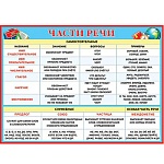 Плакат " Мир открыток " 0-02 А2 Части речи