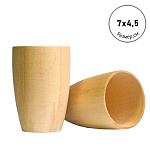 Деревянная заготовка из липы " Мастерская РуТвор " Стопка, h=70мм d=45мм