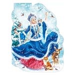 Плакат фигурный " Мир поздравлений " 936 А3 Снегурочка, без отделки