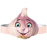 Головной убор " Империя поздравлений " 450 Чеснок, без отделки