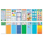 Набор магнитных закладок " Мир открыток " 3-89 Школьные предметы, 61*94мм 8 шт, без отделки