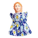 Кукла-перчатка " Русский стиль " Матушка, предназначена для использования в домашнем кукольном театре, от 3лет