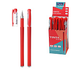 Ручка гелевая " Mazari " Tinta, красная, 0,5мм, игольчатый пишущий узел, пластиковый корпус, сменный стержень 130 мм, картонная упаковка