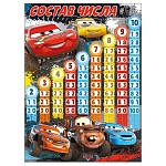 Плакат " Империя поздравлений " 940 А2 Состав числа. Тачки