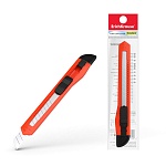 Нож канцелярский " Erich Krause " Standart push-lock 9мм, с механической системой фиксации лезвия push-lock