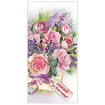 Конверт для денег " Праздник " 410 Спасибо за Ваш труд! 168*82мм, без отделки, текст