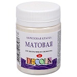 Краска акриловая " Decola " 50мл матовая слоновая кость