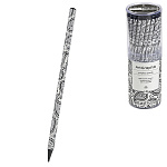 Карандаш ч/гр " Bruno Visconti " ArtGraphix. Cashmere pattern, НВ, трехгранный, пластиковый, заточенный, пластиковый тубус