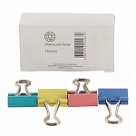 Зажимы " Dolce Costo " цветные 41мм 12шт/уп