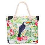 Сумка пляжная " Миленд " Какаду в тропиках, 45*38см