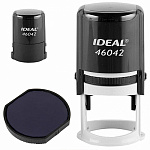 Оснастка для печати " Trodat " Ideal d=42мм корпус черный