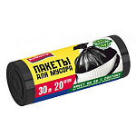 Мешки для мусора " Avikomp " 30л 20шт черные, толщина 9мкм, в рулоне, ПСД