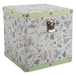 Шкатулка-сундук деревянная " Gamma " №010 Весенний шлейф, 180*180*180мм, замок, в пакете