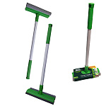 Окномойка " Master Fresh " телескопическая ручка 45-80см, ширина насадки 26см, (губка, скребок)