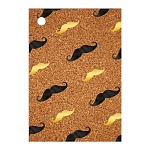 Бирка для букетов и подарков " Империя поздравлений " 015 Без названия. Усы, 79*55мм