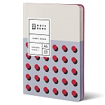 Записная книжка МАЛЫЙ ФОРМАТ А6 искусственная кожа 128л " Lorex " Idea flip, линия, обложка - интегральная, сшивка, скругленные углы, термоусадочная пленка