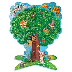 Украшение " Открытая планета " 779 3Д-декорация Дерево. Времена года, 985*675мм, без отделки, со шнуром, прочный, экологический материал