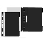 Скоросшиватель пластиковый А4 " Silwerhof " с перфорацией 120/160 мкм черный